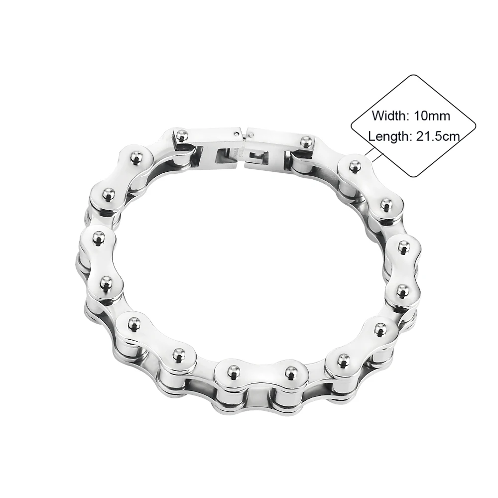 1729797242_127_Fashion-wholesale-for-Men-s-Titanium-Steel-Bracelet-Punk-Chains-Bangles-Biker-Bicycle-Motorcycle-wom Fashion wholesale for Men's Titanium Steel Bracelet Punk Chains Bangles Biker Bicycle Motorcycle women's Jewelry Biker Bracelet