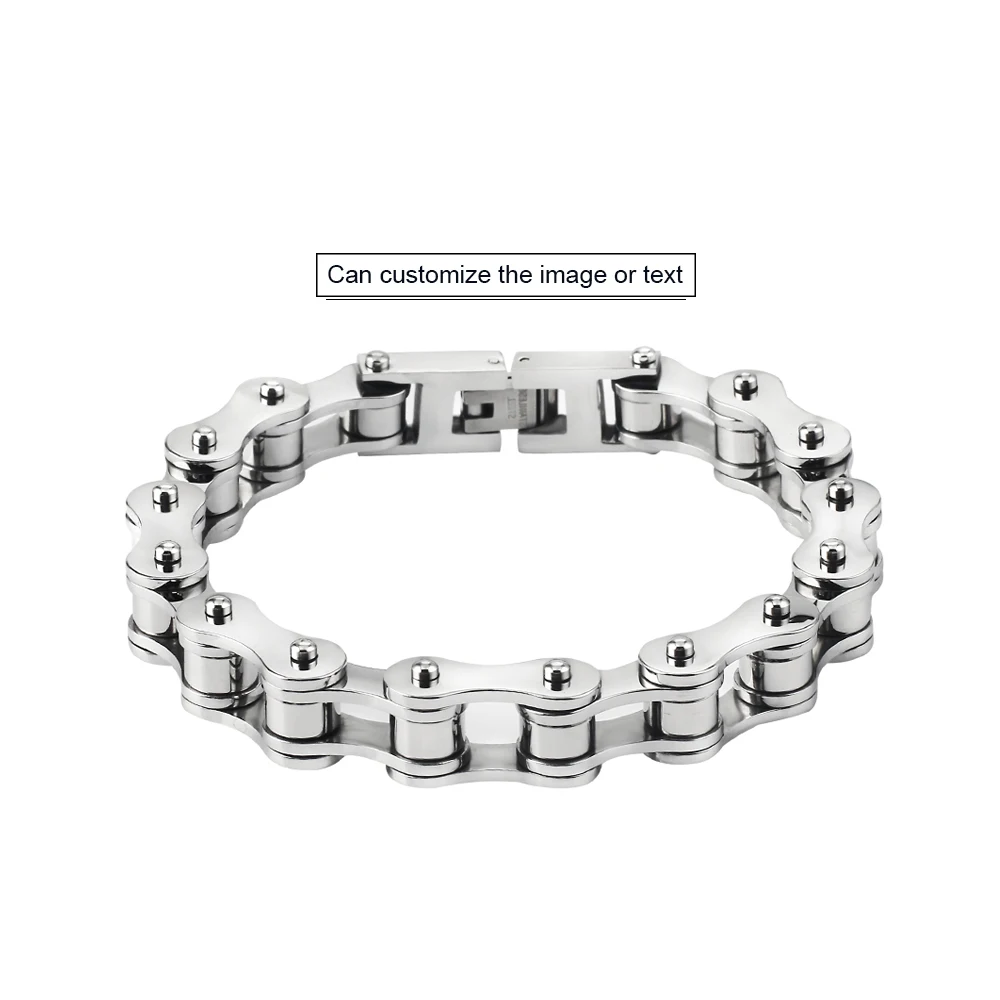 1729797242_980_Fashion-wholesale-for-Men-s-Titanium-Steel-Bracelet-Punk-Chains-Bangles-Biker-Bicycle-Motorcycle-wom Fashion wholesale for Men's Titanium Steel Bracelet Punk Chains Bangles Biker Bicycle Motorcycle women's Jewelry Biker Bracelet